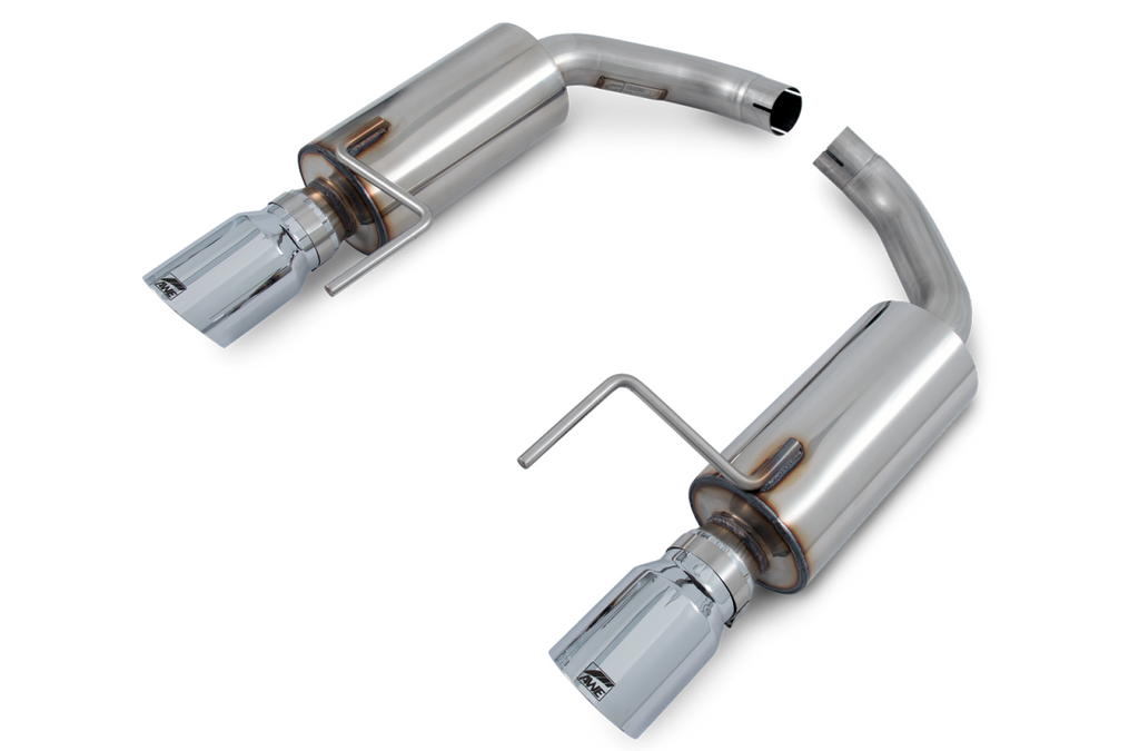 AWE Tuning AWE Touring Edition Axle-back Exhaust for S550 Mustang EcoBoost - Chrome Silver Tips