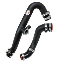 Load image into Gallery viewer, HPS Performance Intercooler Charge Pipe Kit Cold and Hot Side Black 17-101WB