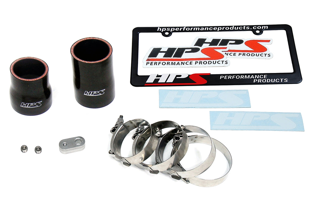HPS Performance Intercooler Charge Pipe Kit (Cold Side), Polished, 17-122P