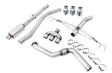 AWE Tuning AWE Track Edition Exhaust for FK8 Civic Type R (includes Front Pipe) - Triple Chrome Silver Tips