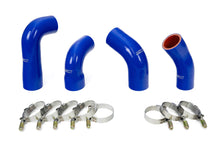 Load image into Gallery viewer, HPS Performance Silicone Transmission Oil Cooler Coolant Hose Kit Mack Trucks 2007-2016 MP7 Engine Replace OE Part # 20934539  21548313  24926501  21209748 Blue 57-1721-BLUE