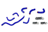 HPS Performance High Temp Reinforced Silicone Oil Cooler and Throttle Body Coolant Hose Kit, Blue, 57-1857-BLUE