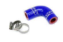 Load image into Gallery viewer, HPS Performance Silicone High Temp Reinforced Oil Cooler Coolant Elbow Hose Blue 57-1881-BLUE