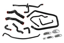 Load image into Gallery viewer, HPS Performance High Temp Reinforced Silicone Radiator Heater throttle body and expansion tank Coolant Hose Kit Black 57-2083-BLK