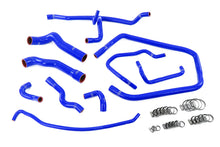 Load image into Gallery viewer, HPS Performance High Temp Reinforced Silicone Radiator Heater throttle body and expansion tank Coolant Hose Kit Blue 57-2083-BLUE
