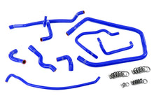 Load image into Gallery viewer, HPS Performance High Temp Reinforced Silicone Heater Throttle Body and Expansion Tank Coolant Hose Kit Blue 57-2137-BLUE