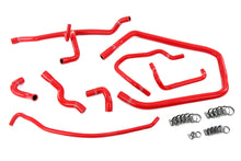 Load image into Gallery viewer, HPS Performance High Temp Reinforced Silicone Heater Throttle Body and Expansion Tank Coolant Hose Kit Red 57-2137-RED