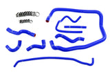 HPS Performance High Temp Reinforced Silicone Heater, Throttle Body and Expansion Tank Coolant Hose Kit, Blue, 57-2138-BLUE