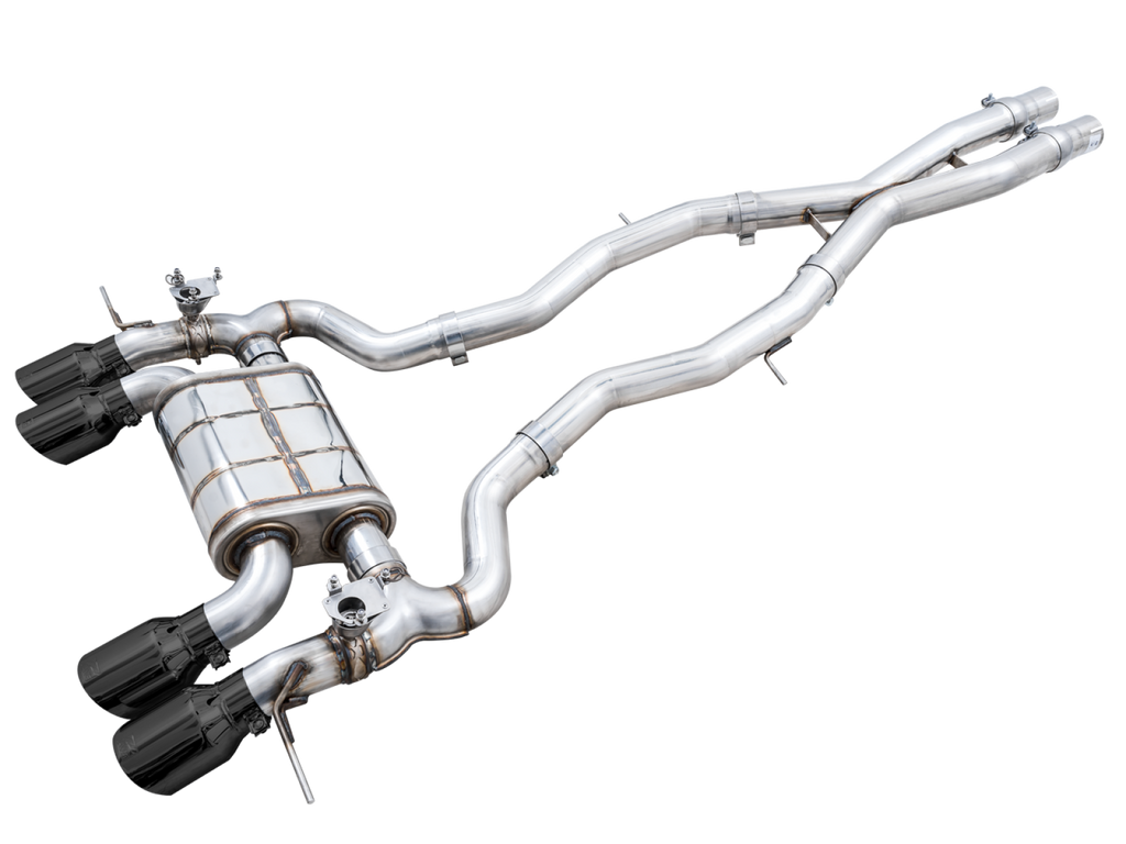 AWE Tuning AWE SwitchPath Catback Exhaust for BMW G8X M3/M4 - Chrome Silver Tips