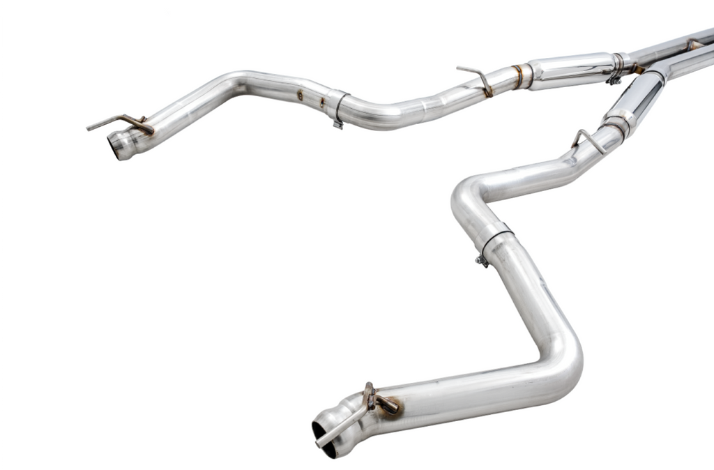 AWE Tuning AWE Track Edition Exhaust for 15  Challenger 6.4 / 6.2 SC - Stock Tips