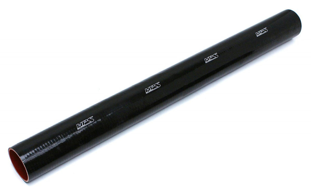 HPS 2-11/16" ID , 3 Feet Long High Temp 4-ply Reinforced Silicone Coolant Tube Hose Black (68mm ID)