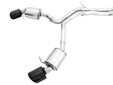 AWE Tuning AWE Touring Edition Exhaust for Audi B9 RS 5 - Resonated for Performance Catalysts - Diamond Black RS-style Tips