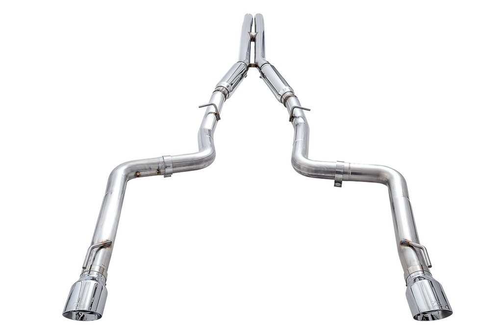 AWE Tuning AWE Track Edition Exhaust for 17  Charger 5.7 - Chrome Silver Tips