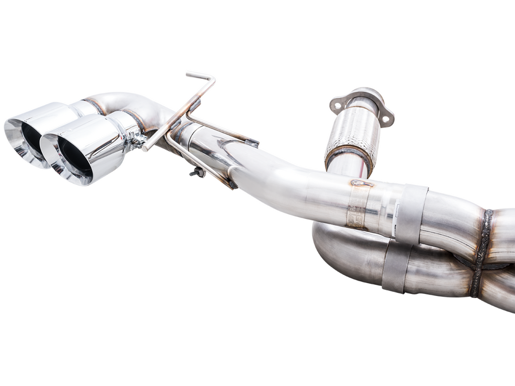 AWE Tuning AWE Track Edition Exhaust for C8 Corvette - Quad Chrome Silver Tips