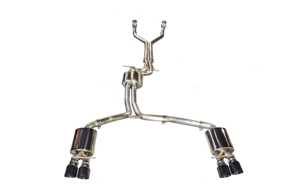 AWE Tuning AWE Touring Edition Exhaust for Audi C7 S6 4.0T - Polished Silver Tips