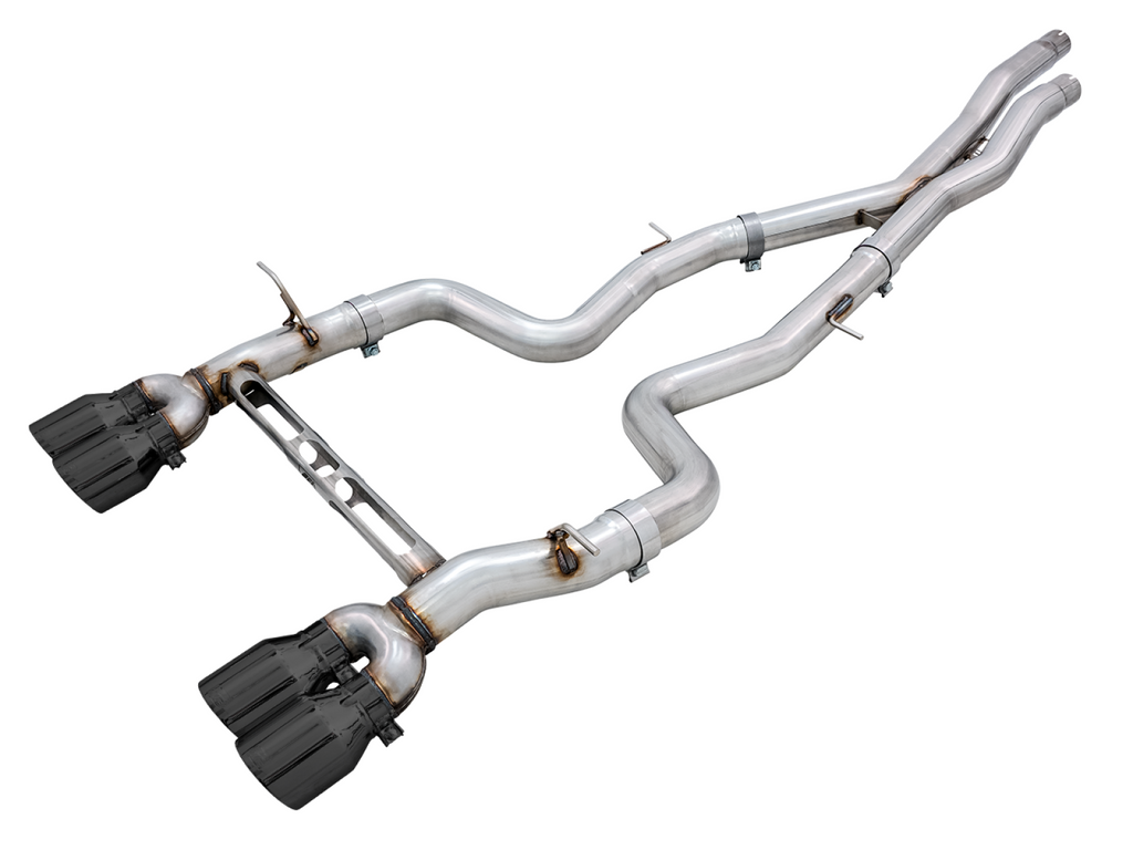 AWE Tuning AWE Track Edition Catback Exhaust for BMW F8X M3/M4 - Diamond Black