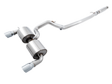 AWE Tuning AWE Touring Edition Cat-back Exhaust for Ford Focus RS- Resonated - Chrome Silver Tips