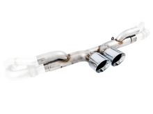 Load image into Gallery viewer, AWE Tuning AWE Center Muffler Delete for Porsche 991.1 / 991.2 GT3 / RS - Chrome Silver Tips