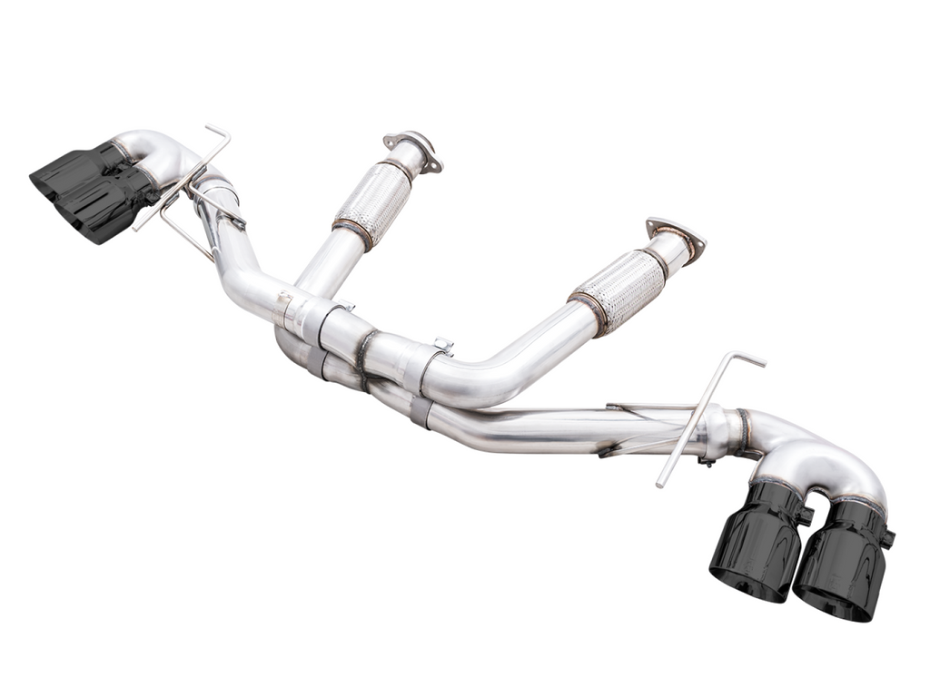 AWE Tuning AWE Track Edition Exhaust for C8 Corvette - Quad Diamond Black Tips