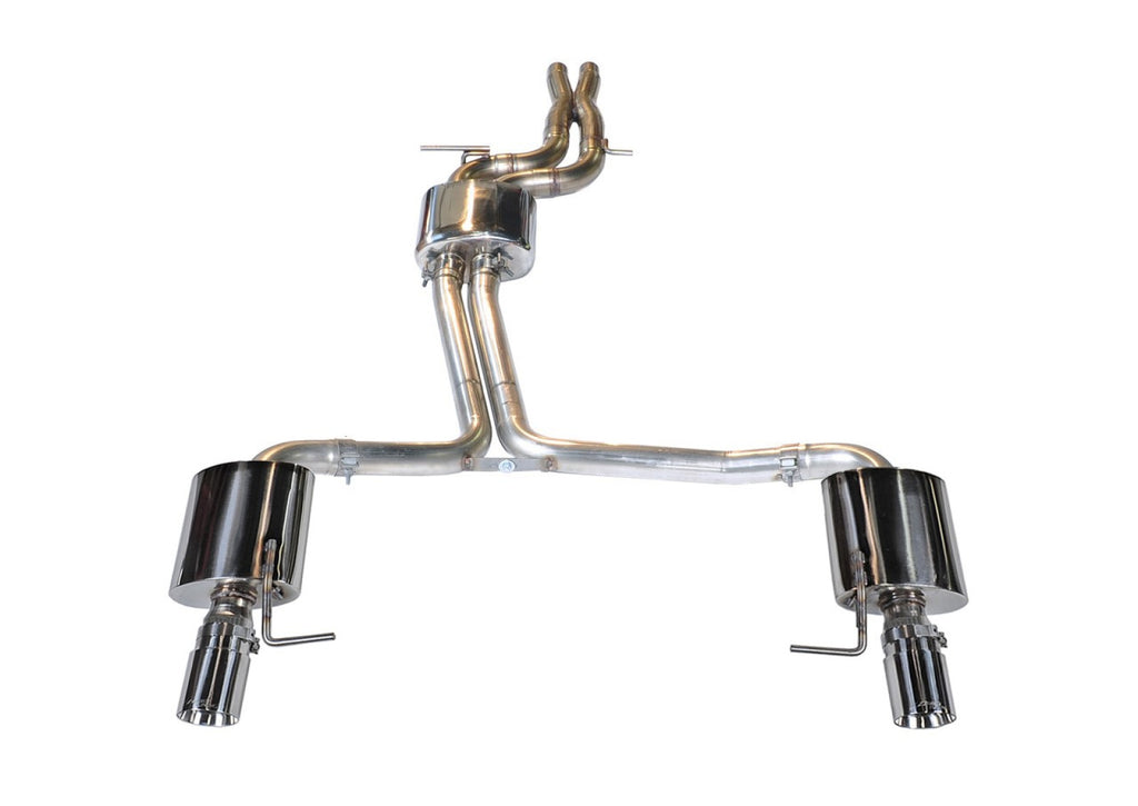 AWE Tuning AWE Touring Edition Exhaust for Audi C7 A7 3.0T - Dual Outlet, Chrome Silver Tips