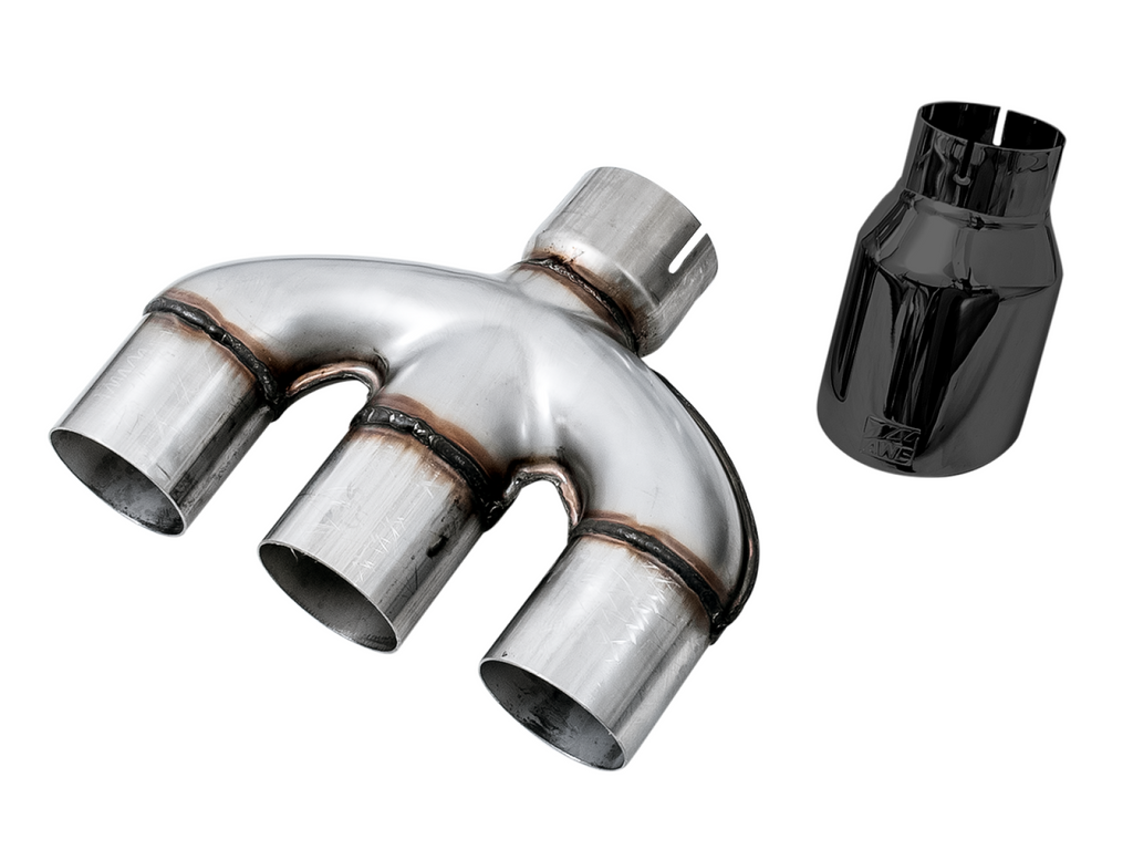 AWE Tuning AWE Track Edition Exhaust for 10th Gen Civic Si Coupe / Sedan (includes Front Pipe) - Triple Diamond Black Tips