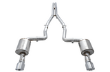 AWE Tuning AWE Touring Edition Exhaust for 17  Charger 5.7 - Non-Resonated - Chrome Silver Tips