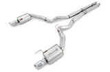 AWE Tuning AWE Touring Edition Cat-back Exhaust for S550 Mustang GT - Chrome Silver Tips