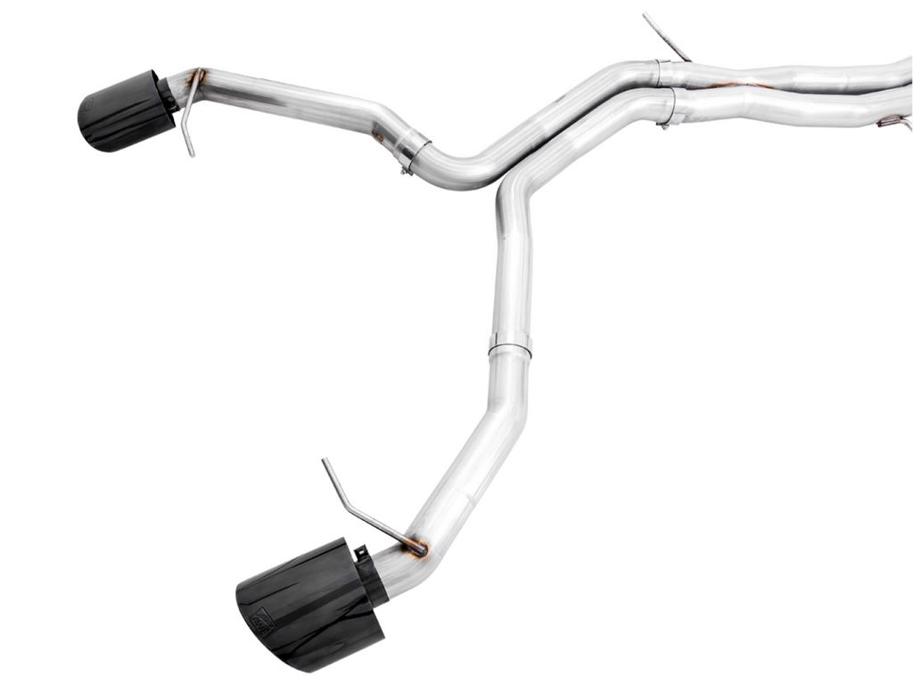 AWE Tuning AWE Track Edition Exhaust for Audi B9.5 RS 5 Coupe - Non-Resonated - Diamond Black RS-style Tips