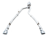 AWE Tuning AWE 0FG Dual Rear Exit Catback Exhaust for 4th Gen RAM 1500 5.7L (with bumper cutouts) - Chrome Silver Tips