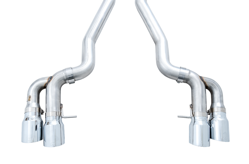 AWE Tuning AWE Track Edition Cat-Back Exhaust for BMW F90 M5 - Chrome Silver Tips