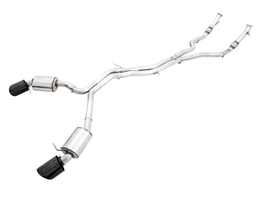 AWE Tuning AWE Touring Edition Exhaust for Audi B9.5 RS 5 Coupe - Non-Resonated - Diamond Black RS-style Tips