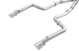 AWE Tuning AWE Track Edition Exhaust for 15  Charger 6.4 / 6.2 SC - Chrome Silver Tips