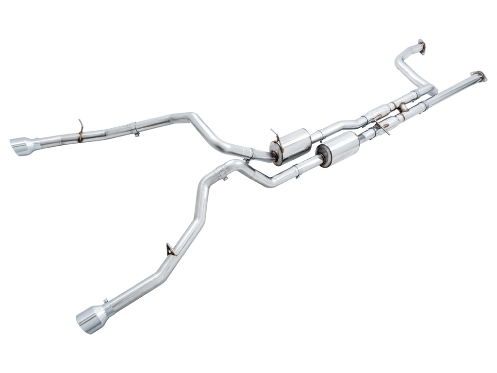 AWE Tuning AWE 0FG Catback Exhaust for RAM TRX - Chrome Silver Tips