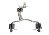 AWE Tuning AWE Non-Resonated Exhaust System (Downpipe-Back) for 8R Q5 3.2L -- Diamond Black Tips