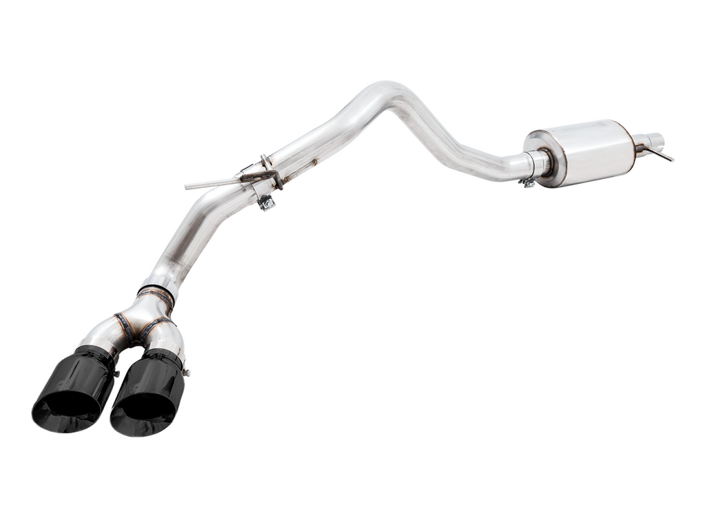 AWE Tuning AWE 0FG Exhaust with BashGuard for Ford Ranger - Dual Diamond Black Tips