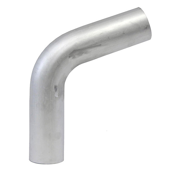 HPS 4.5 inch OD 70 Degree Bend 6061 Aluminum Elbow 15 Gauge w/ 6 inch CLR