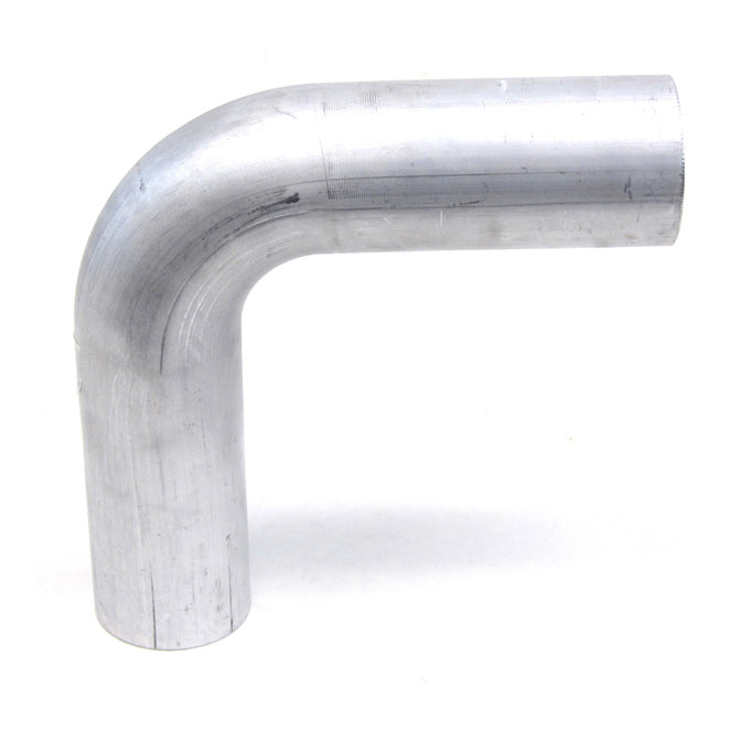 HPS 4 inch OD 90 Degree Bend 6061 Aluminum Elbow 16 Gauge w/ 4 inch CLR