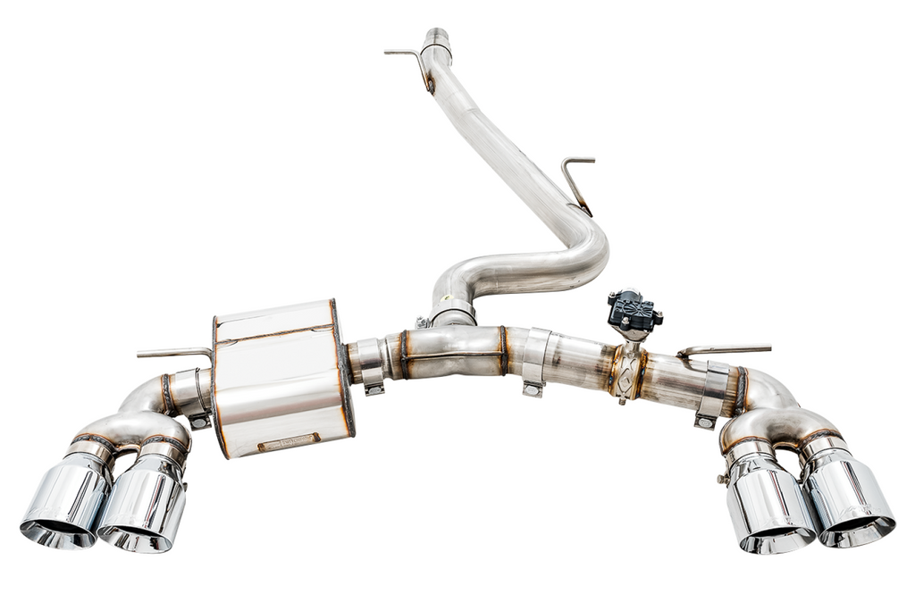 AWE Tuning AWE SwitchPath™ Exhaust for MK7.5 Golf R - Chrome Silver Tips, 102mm