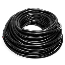 Load image into Gallery viewer, HPS 1/4 inch ID Black high temp reinforced silicone heater hose tubing Max Temperature Rating: 350F Bend Radius: 1 inch