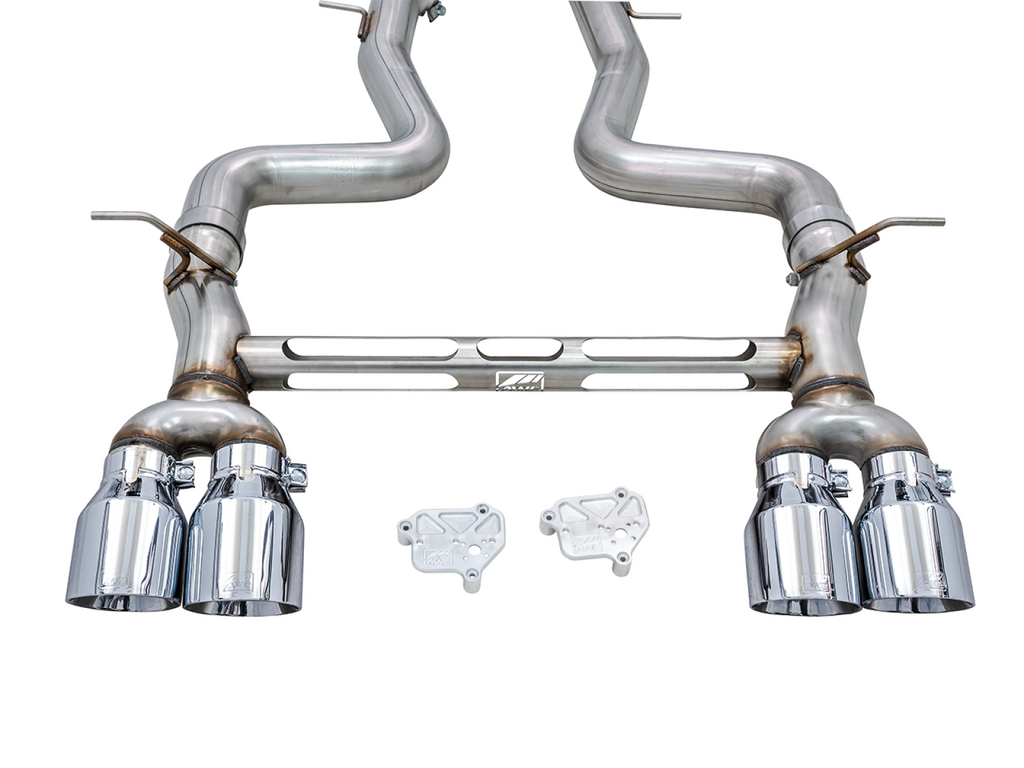 AWE Tuning AWE Track Edition Catback Exhaust for BMW F8X M3/M4 - Chrome Silver