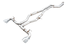 Load image into Gallery viewer, AWE Tuning AWE Track Edition Exhaust for A90 Supra - 5&quot; Chrome Silver Tips