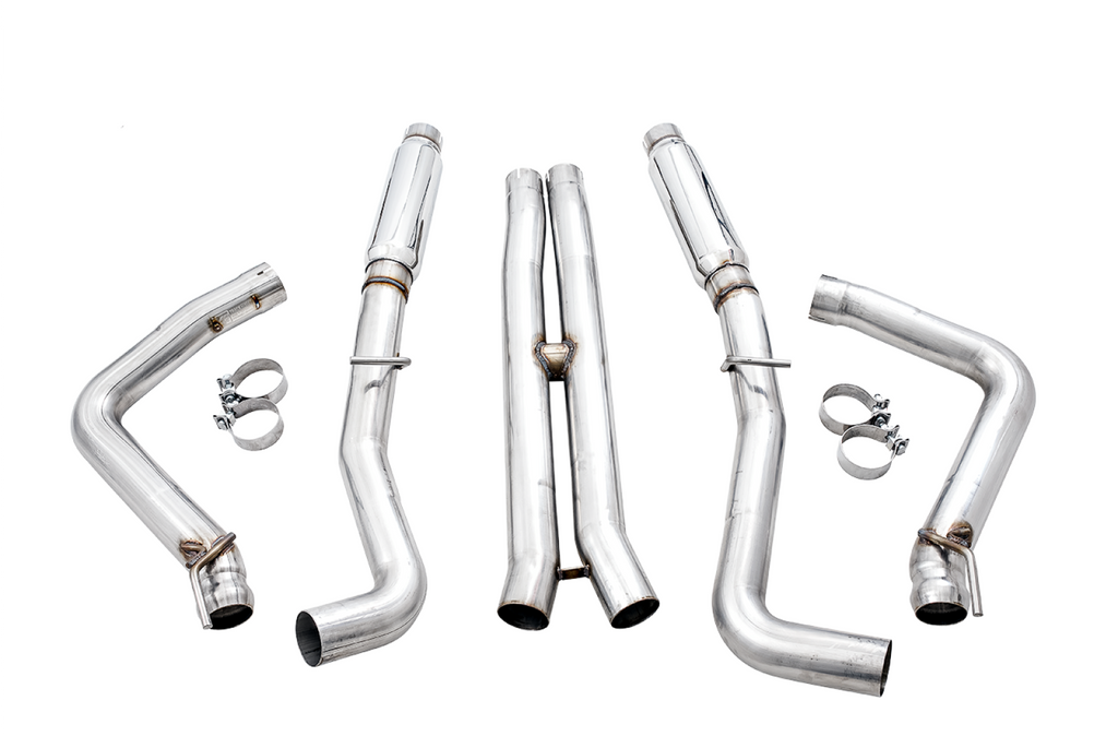 AWE Tuning AWE Track Edition Exhaust for 15  Challenger 6.4 / 6.2 SC - Stock Tips