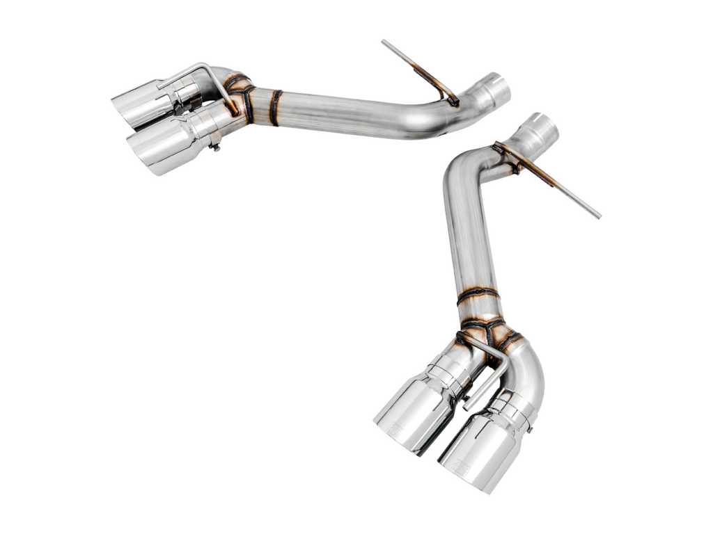 AWE Tuning AWE Track Edition Axleback Exhaust for Gen6 Camaro SS / ZL1 - Chrome Silver Tips (Quad Outlet)