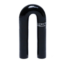Load image into Gallery viewer, HPS 1.5&quot; ID High Temp 4-ply Reinforced Silicone 180 Degree U Bend Elbow Coupler Hose Black (38mm ID)