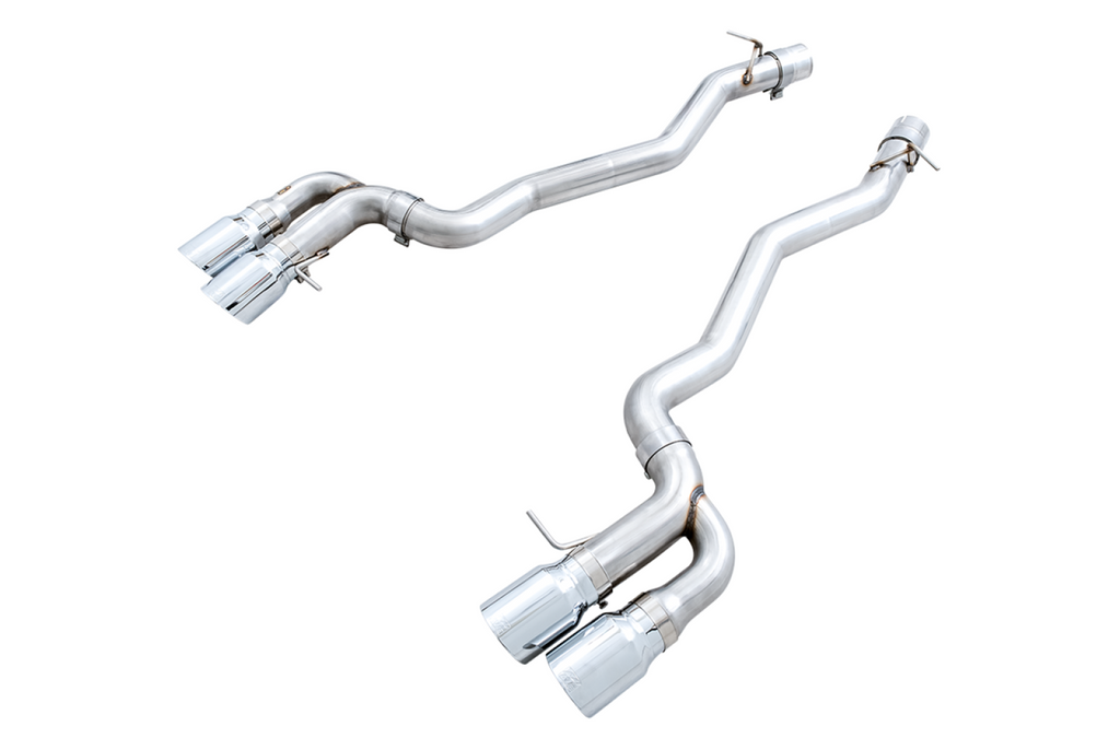 AWE Tuning AWE Track Edition Axle-Back Exhaust for BMW F90 M5 - Chrome Silver Tips