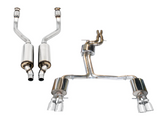 AWE Tuning AWE Touring Edition Exhaust System for B8/8.5 S5 Cabrio (Exhaust   Non-Resonated Downpipes) - Chrome Silver Tips