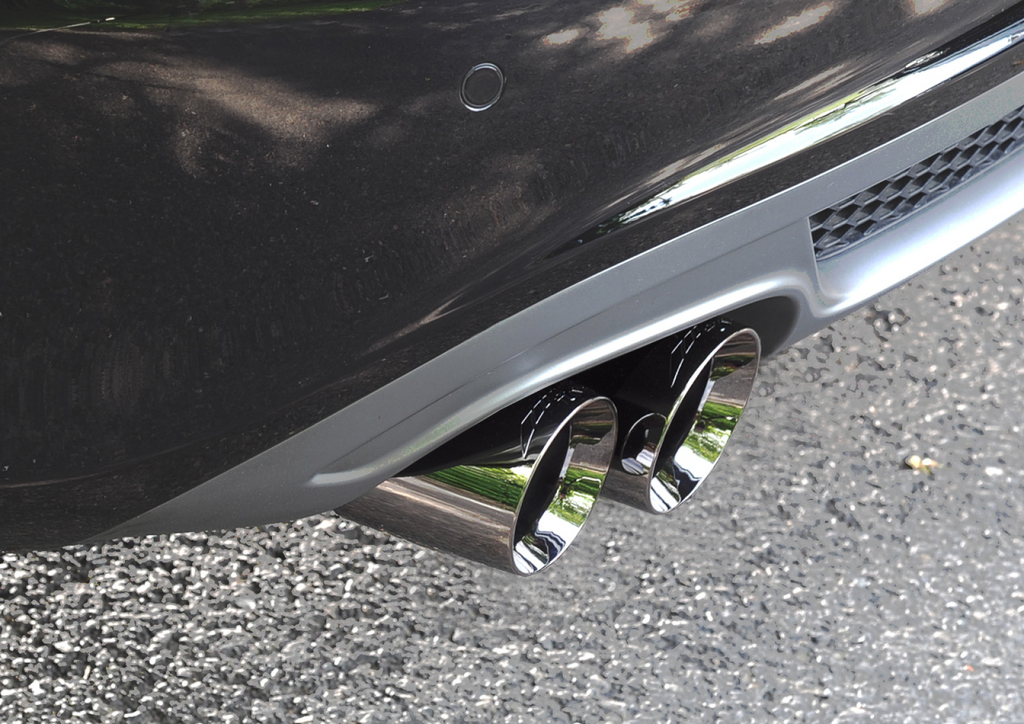 AWE Tuning AWE Touring Edition Exhaust for B8 A4 2.0T - Single Side, Polished Silver Tips