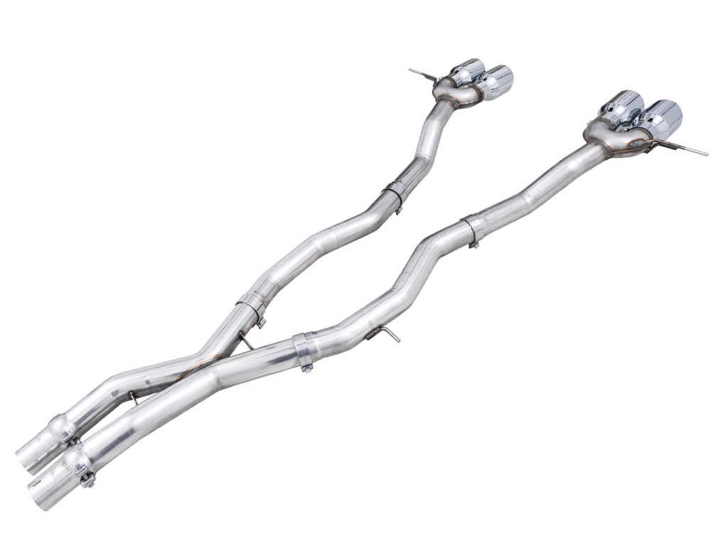 AWE Tuning AWE Track Edition Catback Exhaust for BMW G8X M3/M4 - Chrome Silver Tips