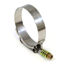 Load image into Gallery viewer, HPS Stainless Steel Spring Loaded T-Bolt Clamp Size 116 for 4.25&quot; ID hose - Effective Size: 4.5&quot;-4.8&quot;