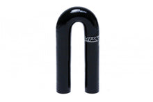 Load image into Gallery viewer, HPS 1.5&quot; ID High Temp 4-ply Reinforced Silicone 180 Degree U Bend Elbow Coupler Hose Black (38mm ID)